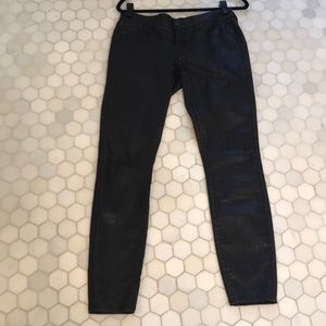 Buffalo David Bitton coated mid rise Skinny jeans